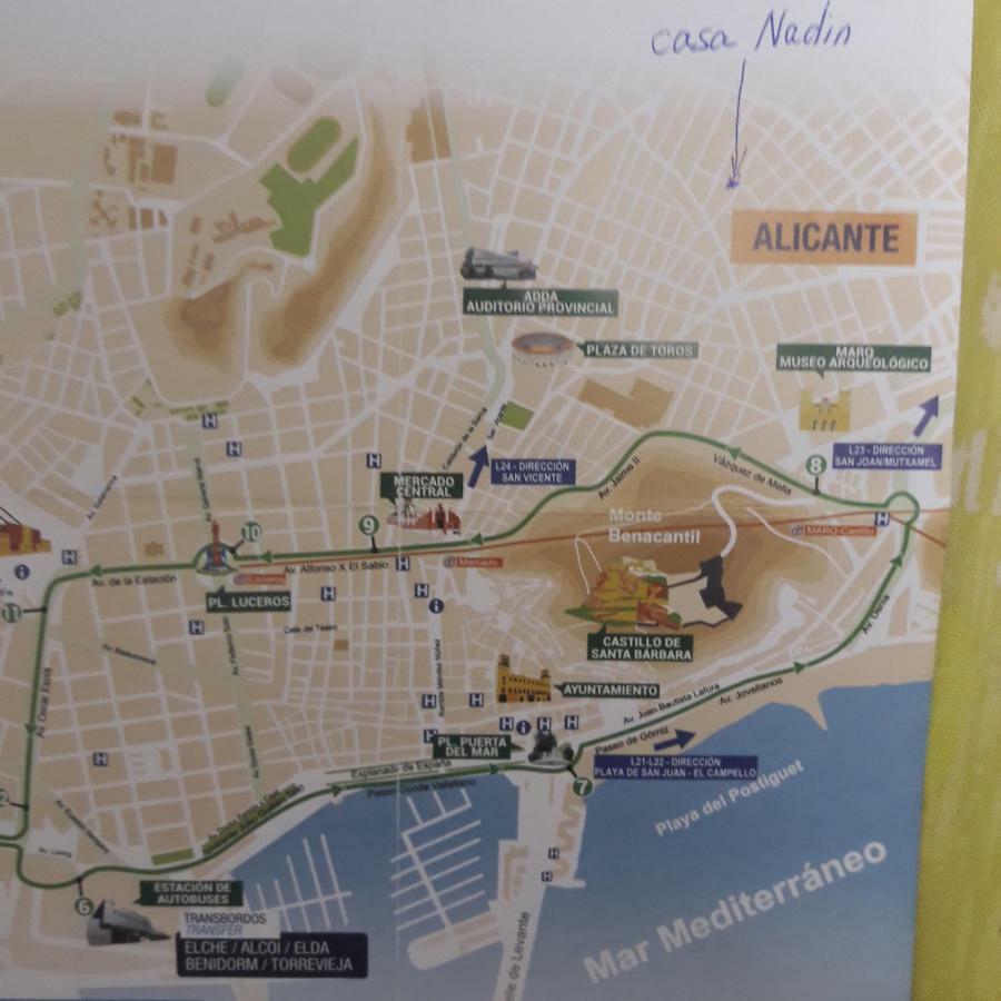 Casa Nadin Hotel Alicante Bagian luar foto